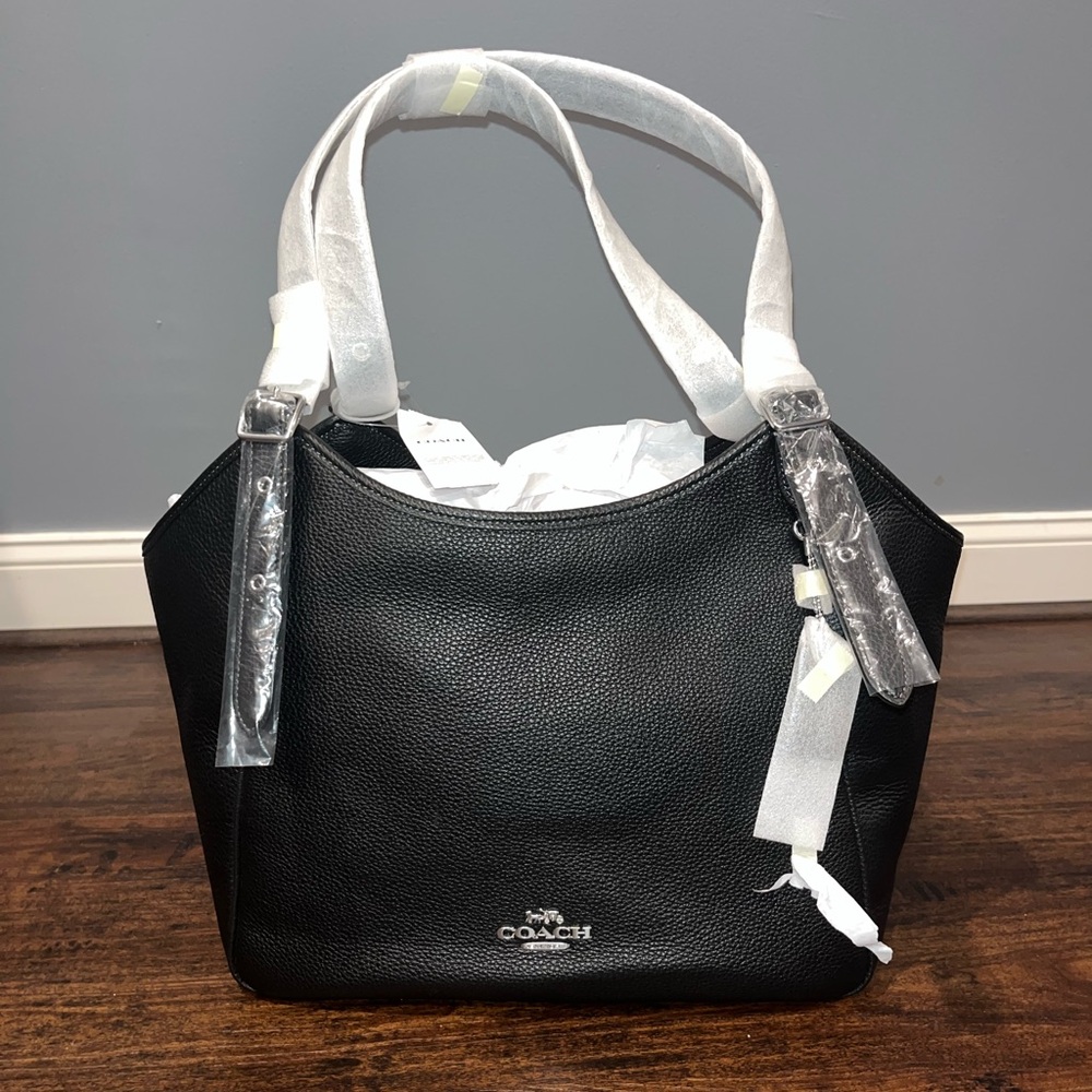 COACH leather meadow shoulder bag